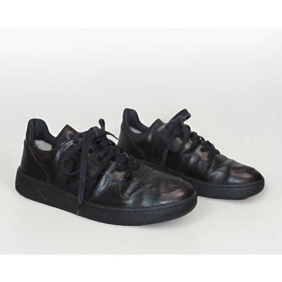 VEJA V-10 CWL Vegan Shoes Women’s US 10 Full Black Low Top Sneaker Casual - Picture 5 of 9